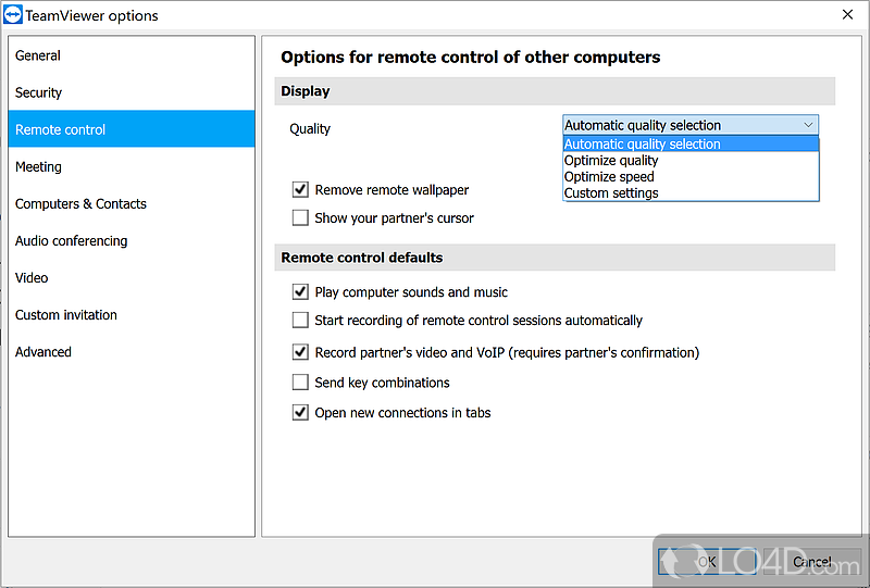 The All-In-One Software for Remote and Online Meetings - Screenshot of TeamViewer Portable