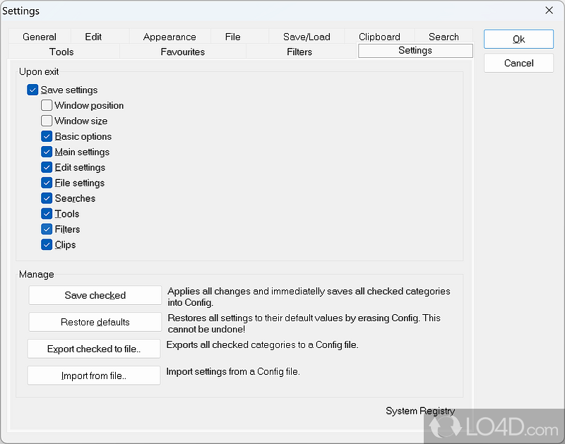 TED Notepad screenshot