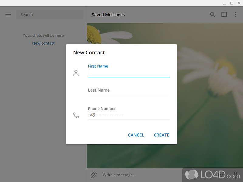 A more secure alternative to other messaging apps - Screenshot of Telegram Desktop