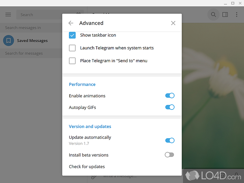 Telegram Desktop: Telegram - Screenshot of Telegram Desktop