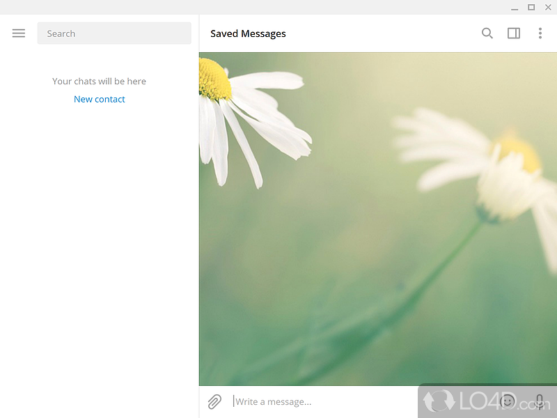 Cross-platform messaging app that can exchange messages - Screenshot of Telegram Desktop