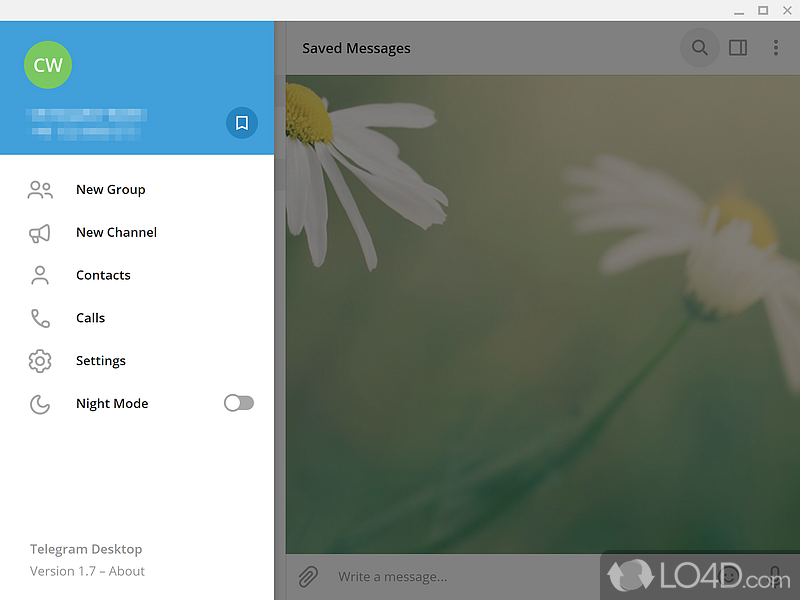 Intuitive, secure, cloud-based and cross-platform messenger - Screenshot of Telegram Portable