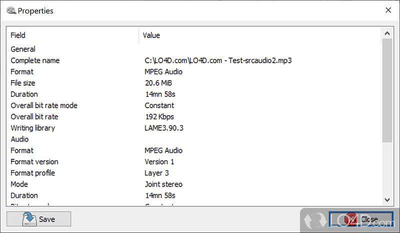 Multiple encoding passes - Screenshot of TEncoder