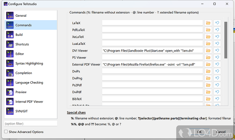 TeXstudio: Spell checker - Screenshot of TeXstudio