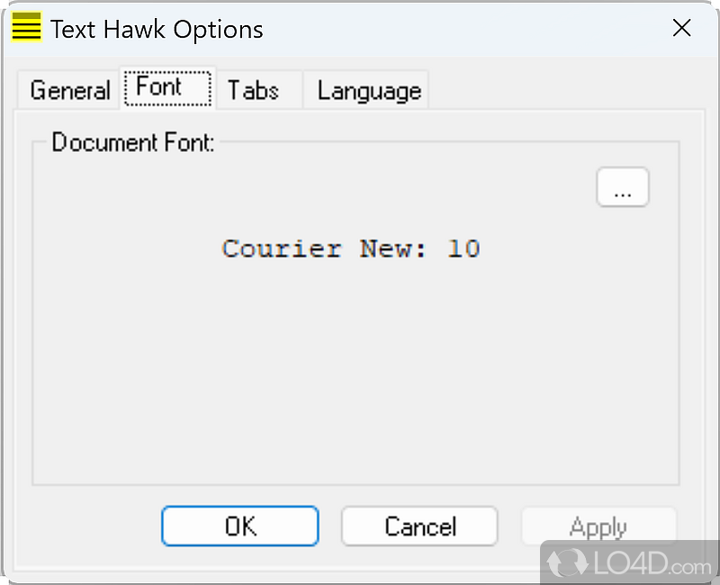 Text Hawk Text Editor screenshot