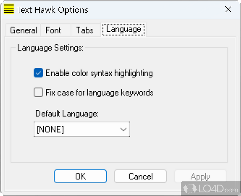 Text Hawk Text Editor screenshot