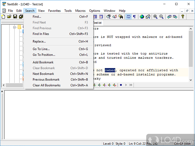 TextEdit screenshot