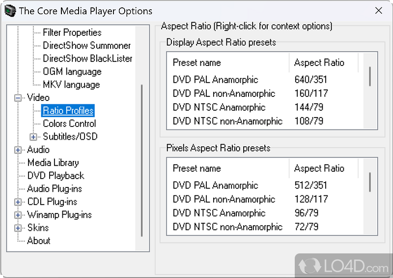 The Core Media Player screenshot