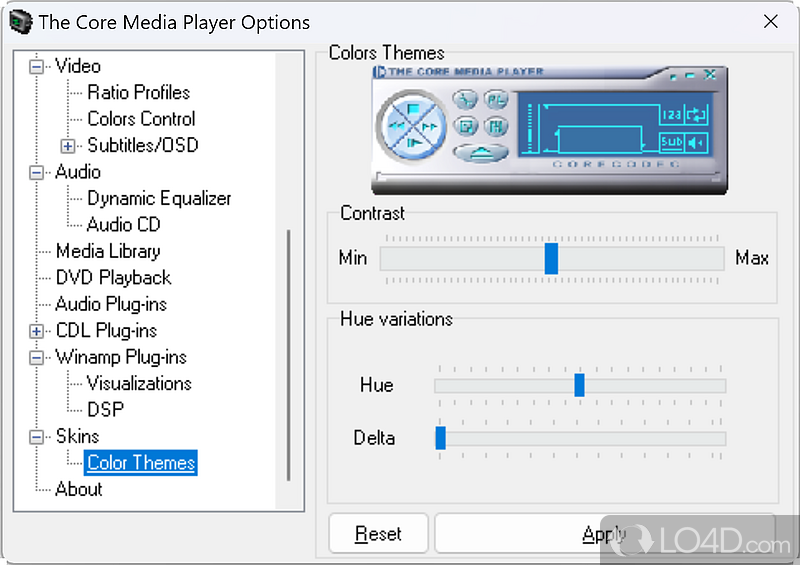 The Core Media Player screenshot