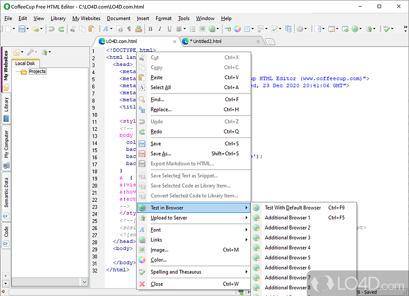 The Free HTML Editor Download