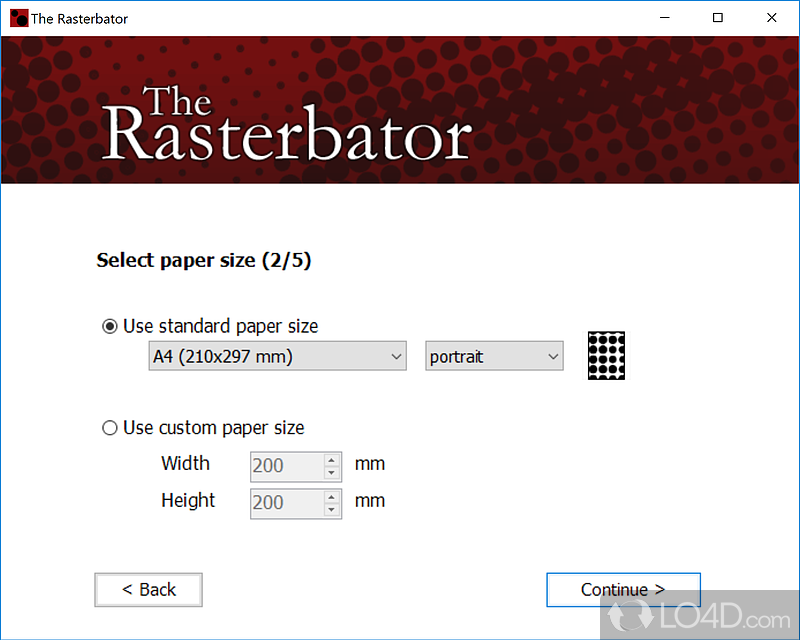 Free Imaging Tool for Designers - Screenshot of The Rasterbator