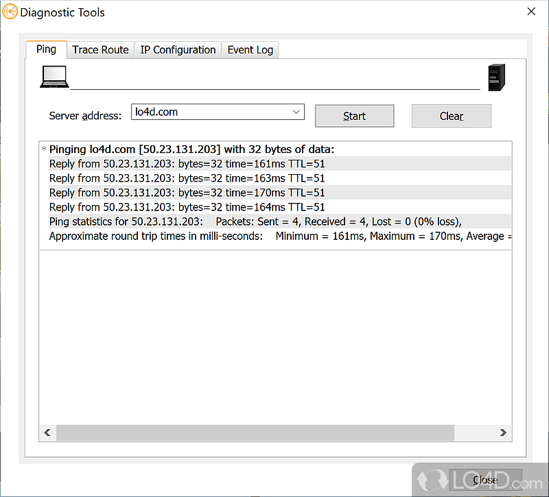 ThinkVantage Access Connections: User interface - Screenshot of ThinkVantage Access Connections