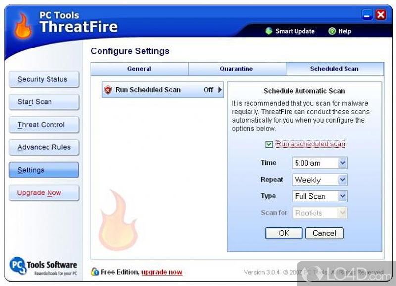 Monitor your PC for suspicious activity - Screenshot of Threatfire Free