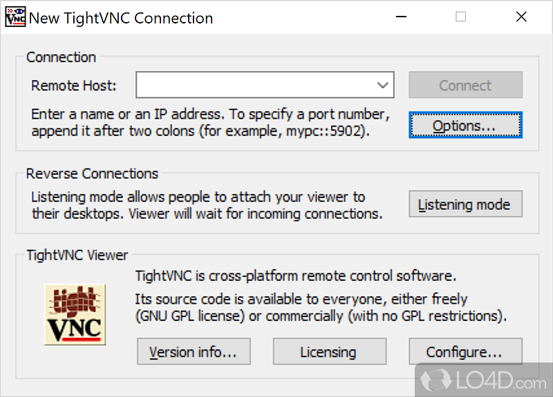 TightVNC: Java - Screenshot of TightVNC