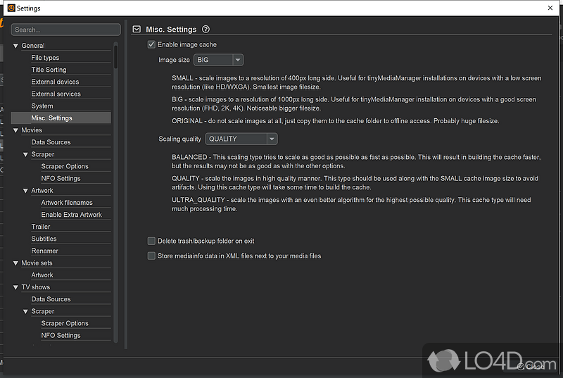 tinymediamanager incompatible program