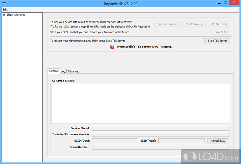 tinyumbrella showing evaluation version java windows 10