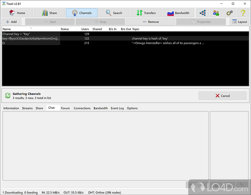 Special program to downlaod .torrent and .magnet files. Similar with uTorrent - Screenshot of Tixati