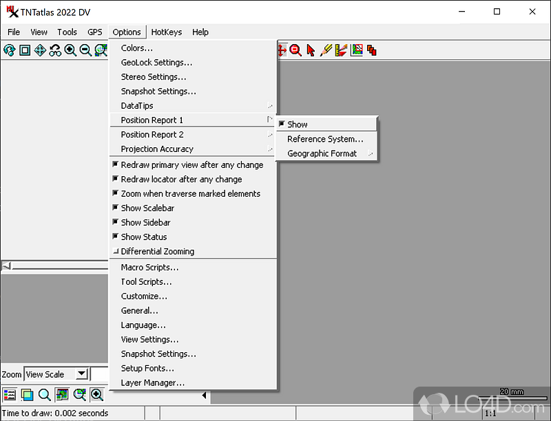 Geodata viewer that lets you publish and distribute maps and geospatial data - Screenshot of TNTatlas