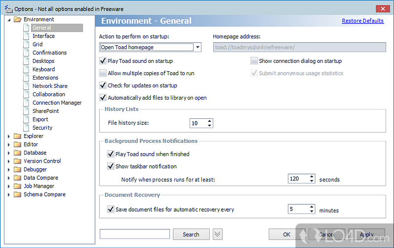 Toad for MySQL screenshot