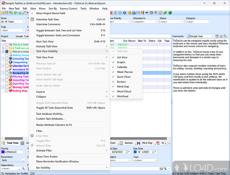 Improve your productivity with this handy task manager - Screenshot of ToDoList