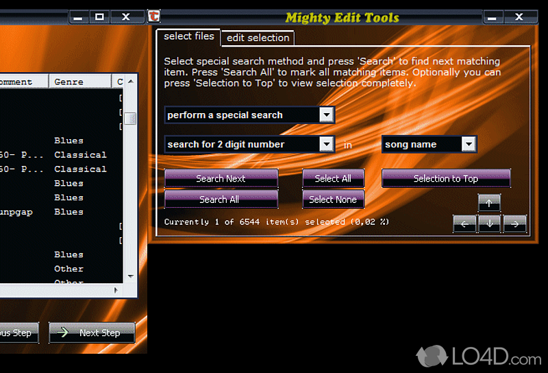 Performs several steps to up MP3 IDv3 tags - Screenshot of Toricxs