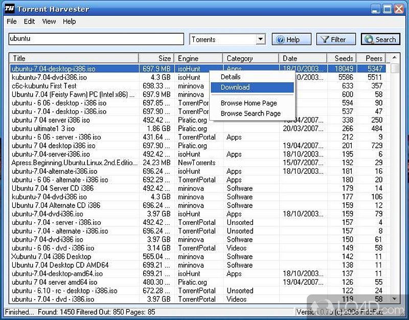 torrent harvester mac