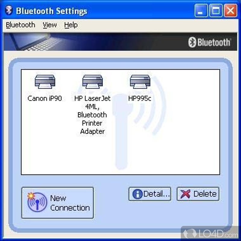 Make the most out of Toshiba gadgets by installing the latest Bluetooth software - Screenshot of Toshiba Bluetooth Stack