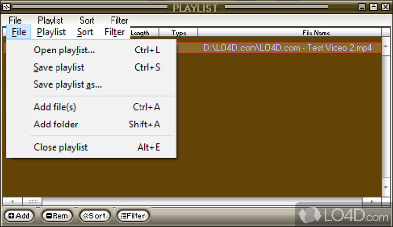Not so easy listening - Screenshot of Total Video Player