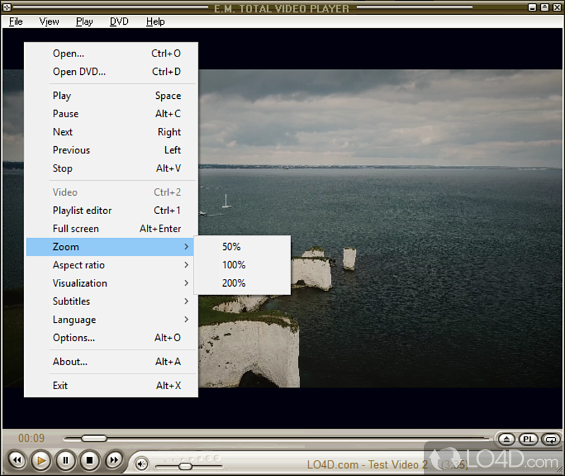 Lightweight and easy to use - Screenshot of Total Video Player