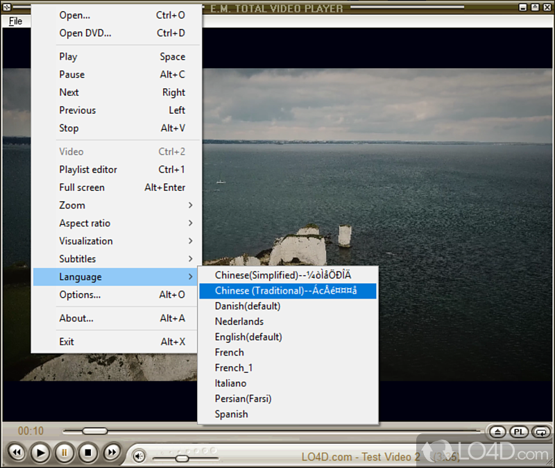Versatile programs - Screenshot of Total Video Player