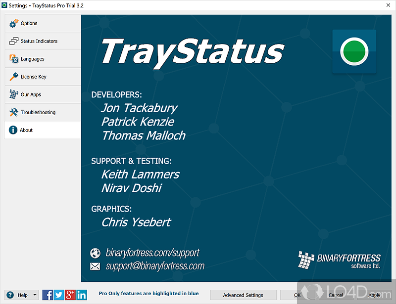 TrayStatus screenshot