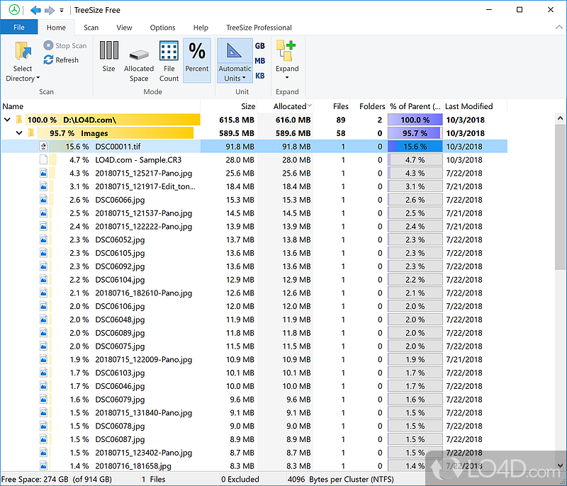 treesize for windows 10