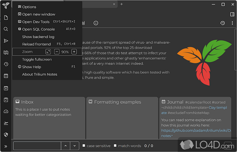 Trilium Notes screenshot