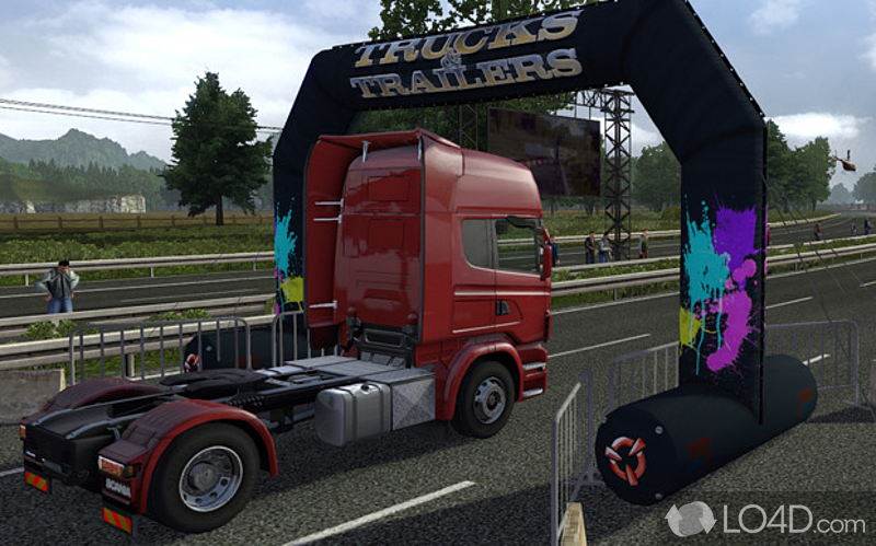Learn how to drive a big truck - Screenshot of Trucks & Trailers