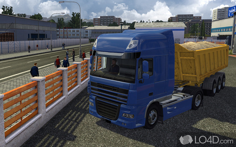Put trucks driving skills to the test! 7 trucks, over 50 challenges - Screenshot of Trucks & Trailers