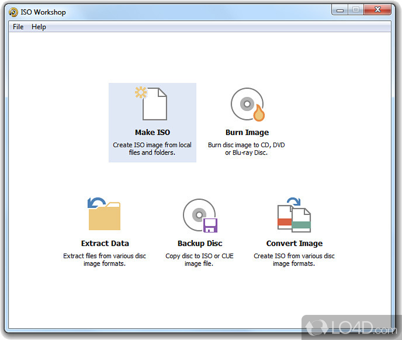 Create data, multimedia or bootable discs - Screenshot of True Burner