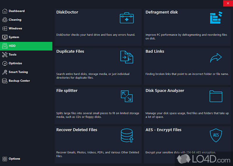 Powerful Windows PC optimization tool and maintenance suite - Screenshot of TweakPower