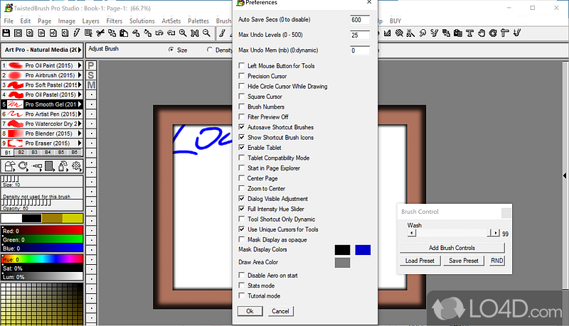 TwistedBrush Pro Studio screenshot