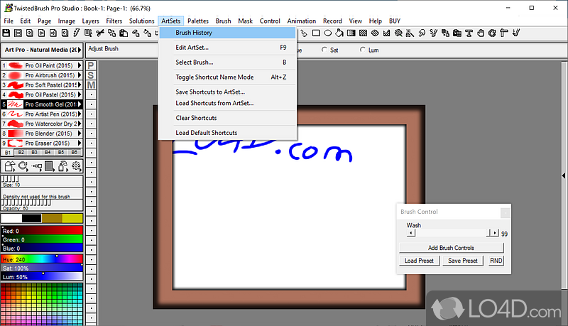 TwistedBrush Pro Studio screenshot