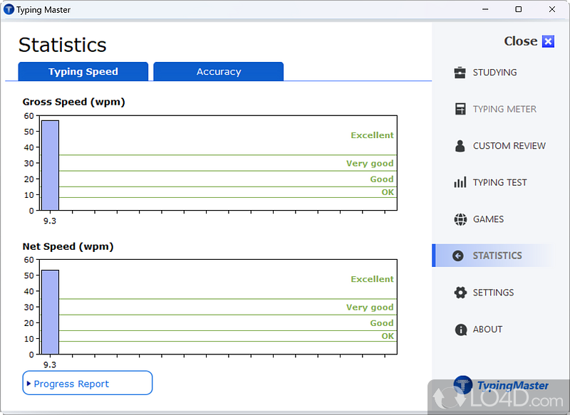 Typing Master: Accuracy training - Screenshot of Typing Master