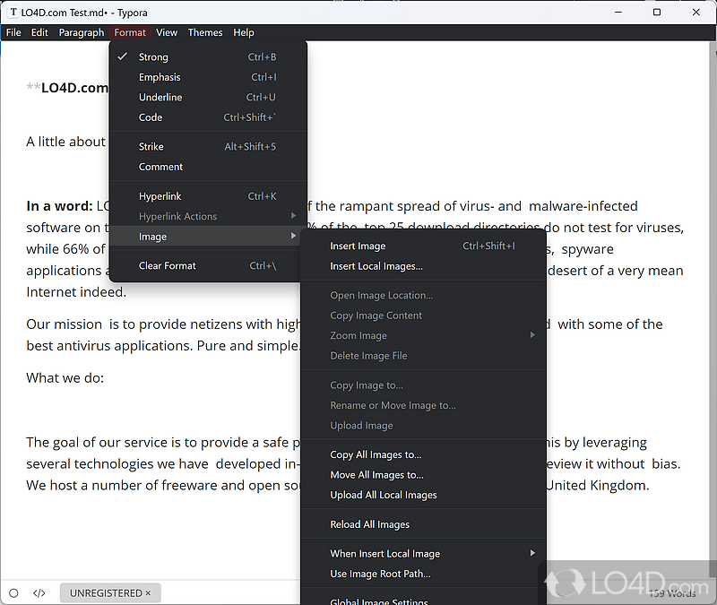 Markdown editor is popular as alternative to powerful text editor - Screenshot of Typora