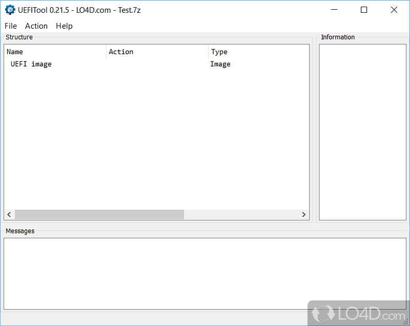 Can update OROM/UEFI modules and the CPU microcode of an AMI UEFI BIOS - Screenshot of UEFI BIOS Updater