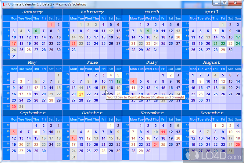 Ultimate Calendar screenshot