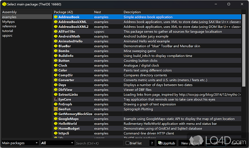 Improve and optimize code through this full-featured, open-source IDE - Screenshot of Ultimate++