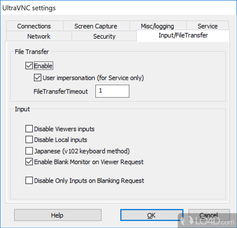 Powerful remote desktop software with chat support - Screenshot of UltraVNC