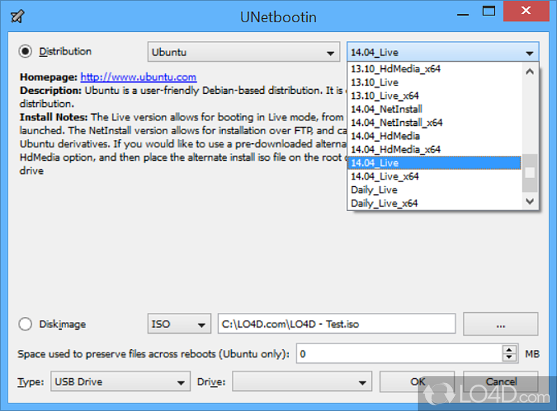 unetbootin persistent partition