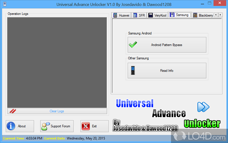 Unlock the phone to use it in any carrier - Screenshot of Universal Advance Unlocker