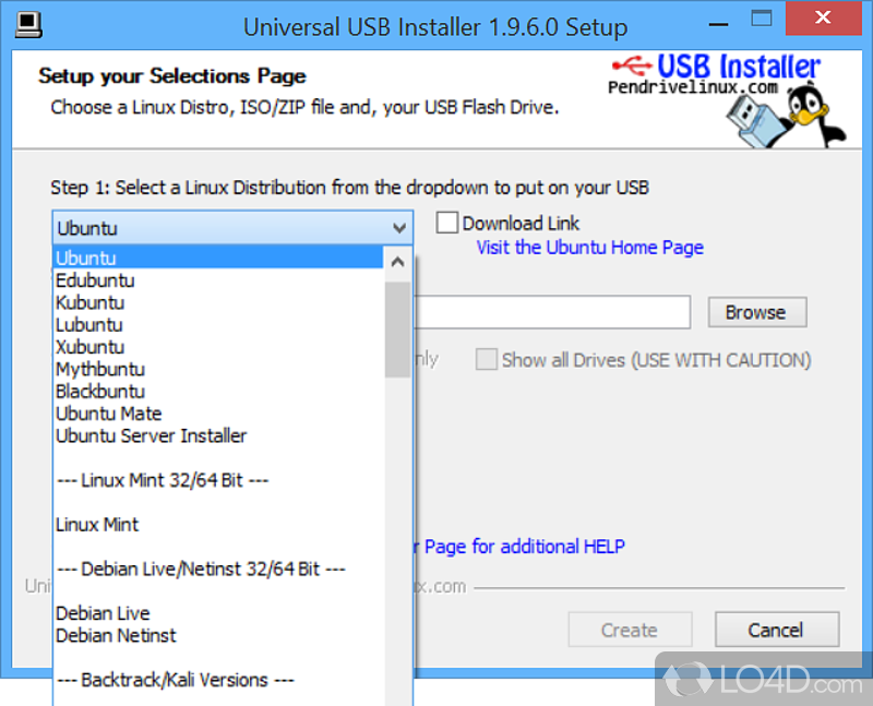 instal windows 7 with universal usb installer