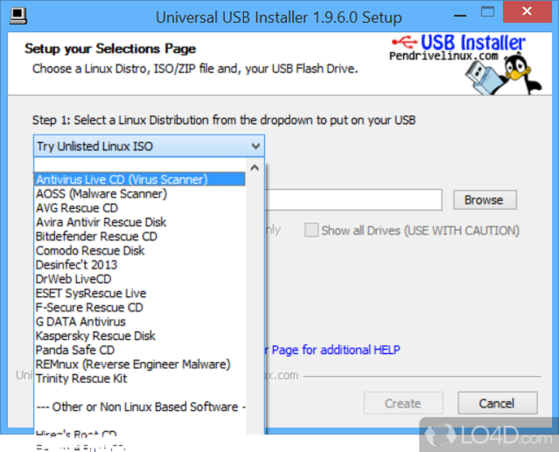 unetbootin vs universal usb installer