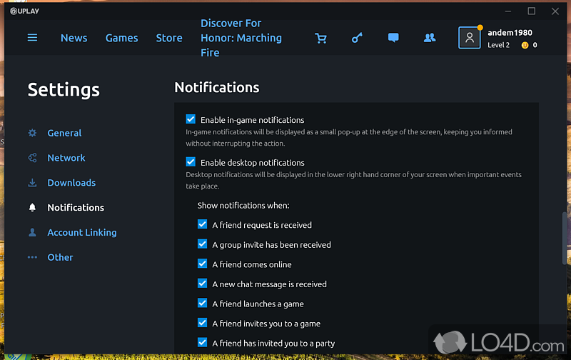 Online and offline gaming platform created for Ubisoft games - Screenshot of Ubisoft Connect (Uplay)